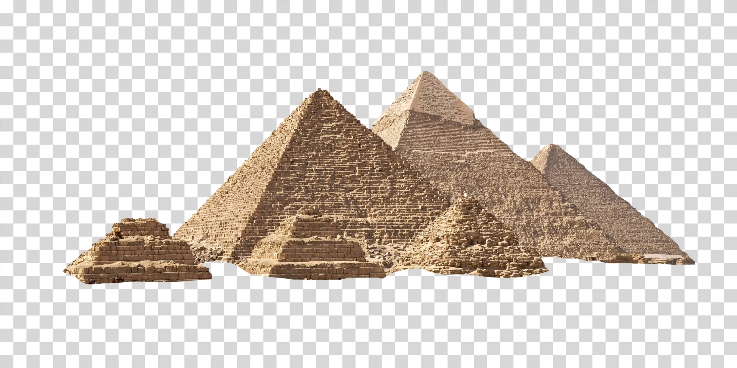 Pyramids Egypt landmark wonder of the world transparent image