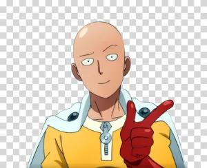 Saitama One Punch Man Season 3 anime comic transparent PNG image