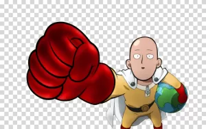 Saitama One Punch Man season 3 transparent PNG image