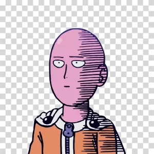 Saitama meme One Punch Man transparent image