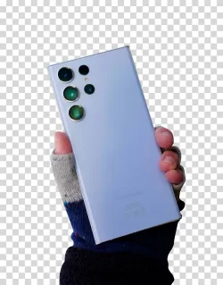 Samsung Galaxy S24 Ultra flagship mobile Samsung smartphone transparent PNG image