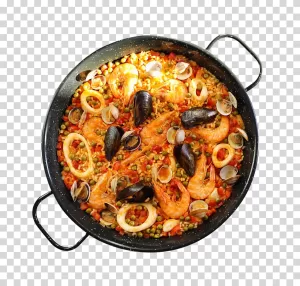 Seafood paella, dish, food, transparent PNG image Seafood paella dish food transparent image