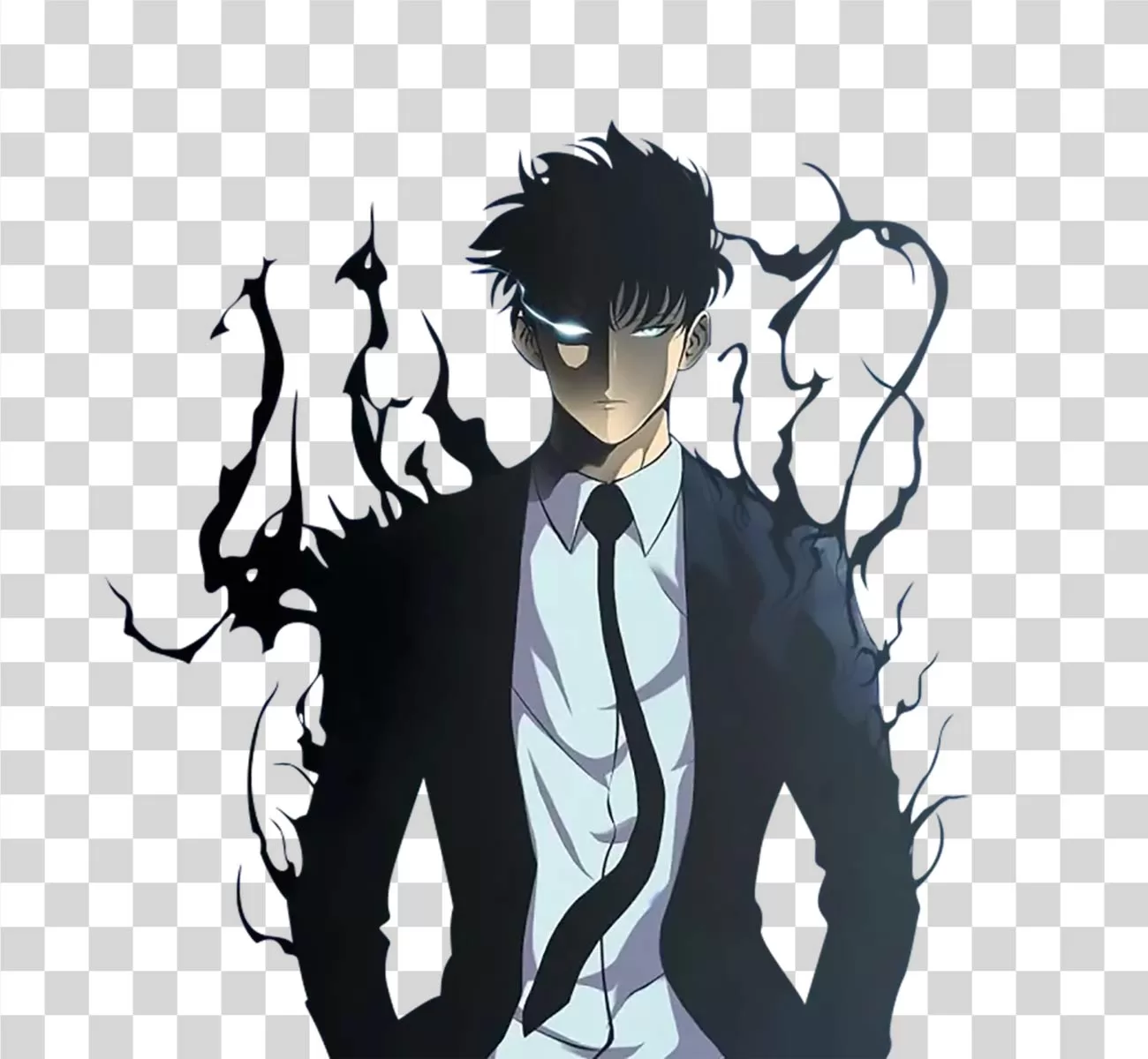 Solo Leveling Sung Jin Woo transparent image