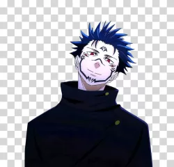 Sukuna emerges from Megumi's body anime manga Jujutsu Kaisen transparent PNG image
