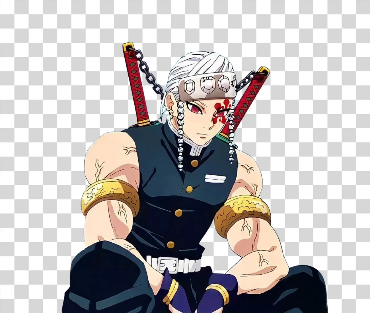 Tengen Uzui demon slayer anime transparent image