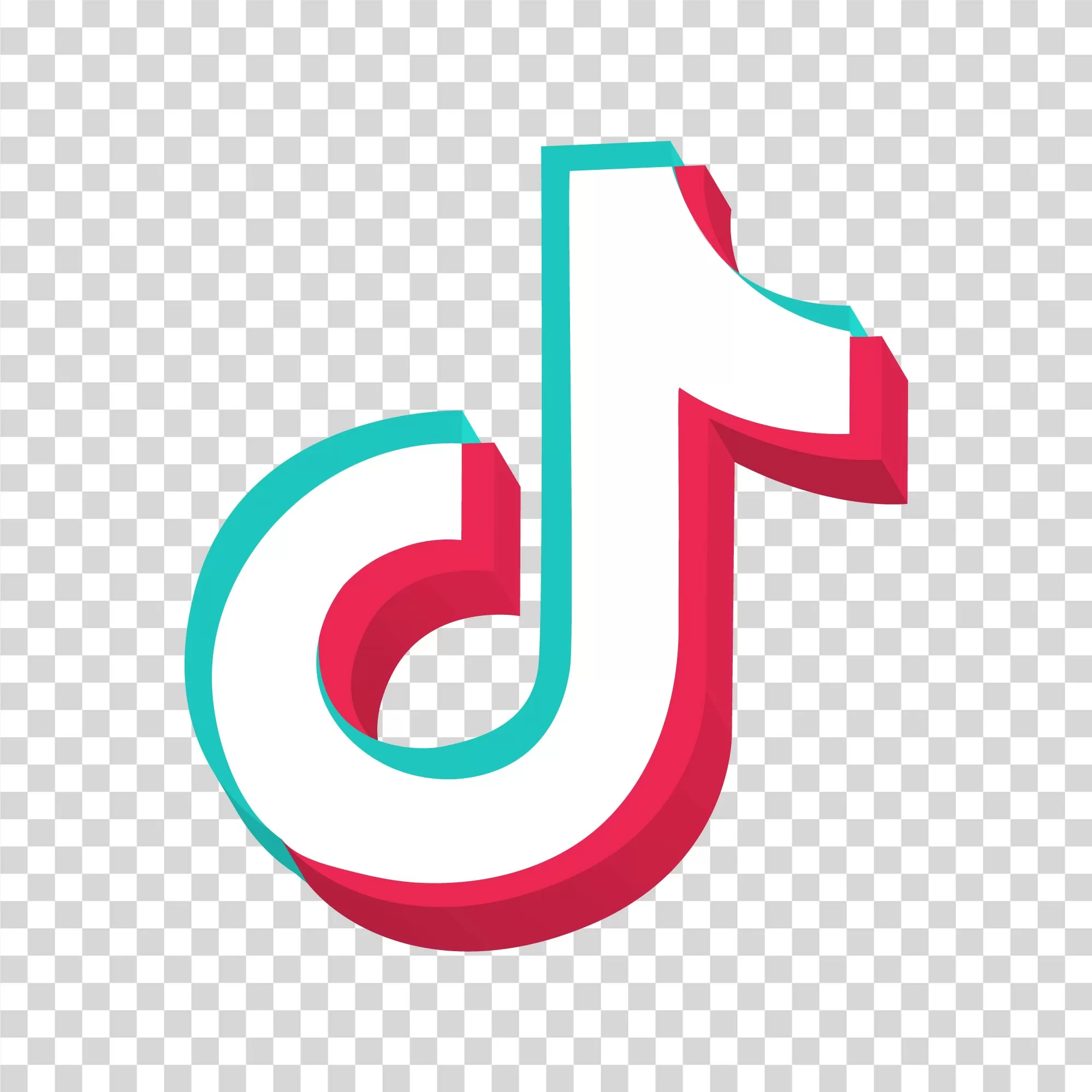 TikTok logo social media video sharing transparent PNG image