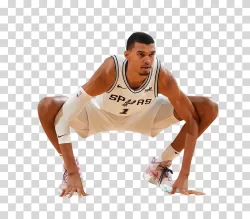 Victor Wembanyama San Antonio Spurs basketball player NBA transparent PNG image