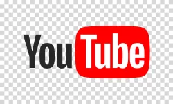 YouTube logo video platform social media transparent PNG image