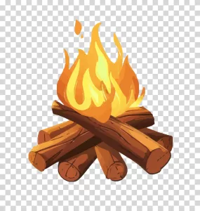 campfire outdoor flame transparent image