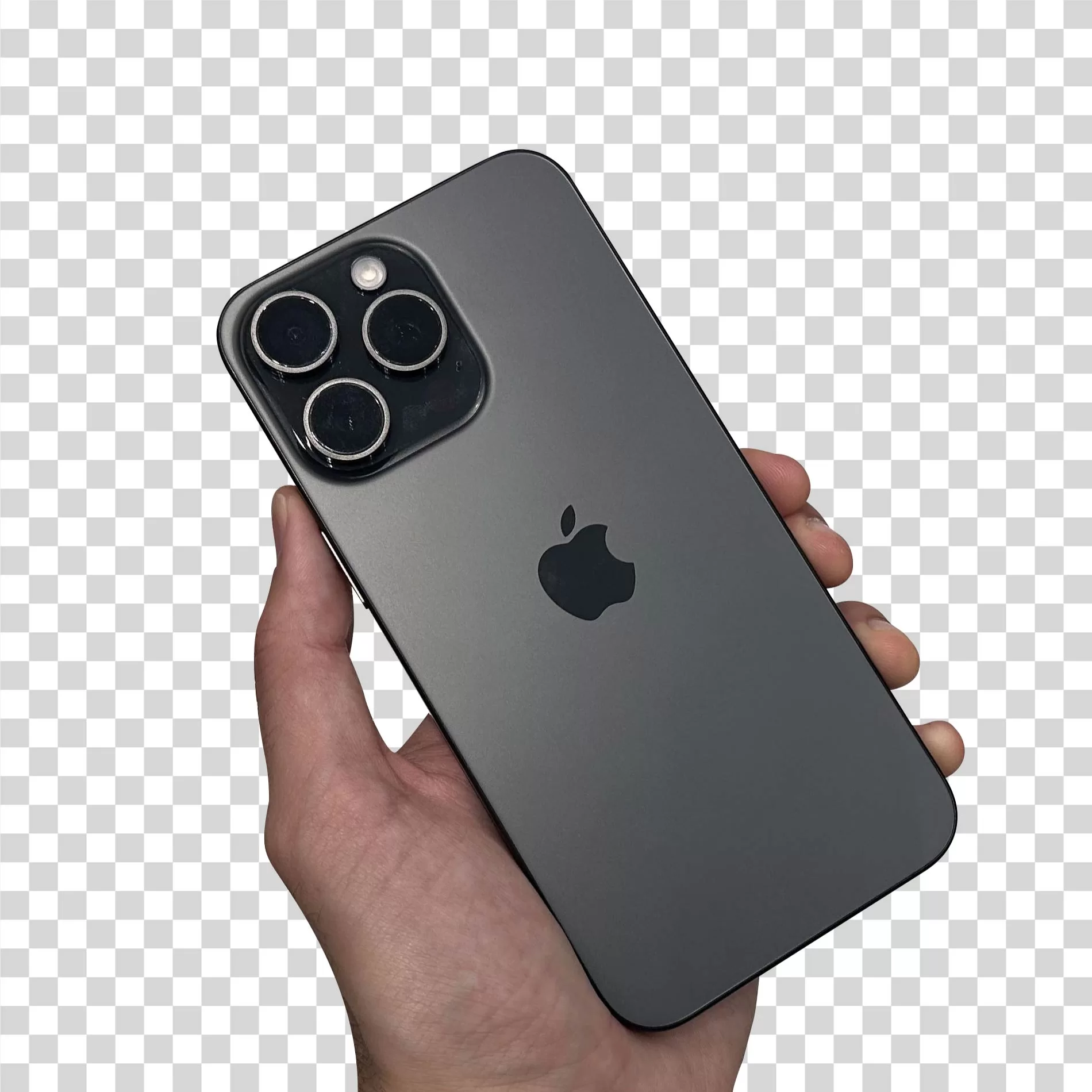 iPhone 15 Pro Max flagship smartphone transparent PNG image