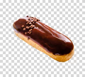 Éclair pastry bakery dessert transparent image