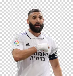 Karim Benzema from Real Madrid transparent image