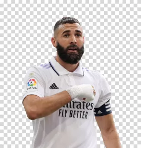 Karim Benzema from Real Madrid transparent image