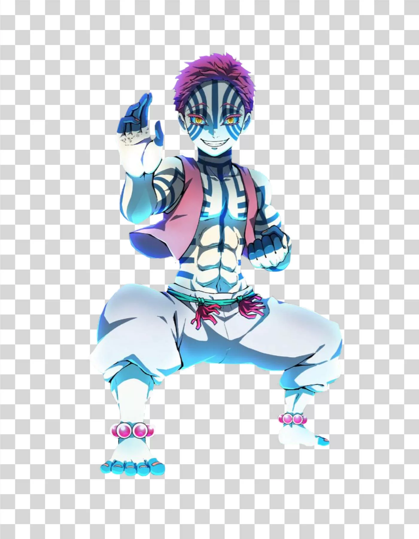 Akaza Demon Slayer Villain Upper Moon Three Demon