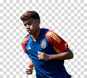 Lamine Yamal, Spain National Team, Football Player, Transparent PNG Image Lamine-Yamal-Spain-National-Team-Football-Player