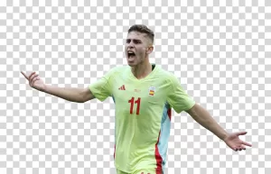 Fermin Lopez, Spain National Team, Paris Olympics Football Player, Transparent PNG Image Fermin Lopez Spain National Team Paris Olympics
