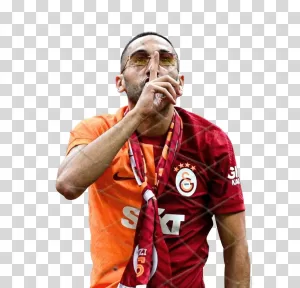 Hakim Ziyech Galatasaray Midfielder Moroccan Soccer Star