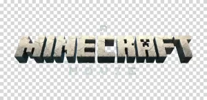 A Minecraft Movie Official Logo Transparent