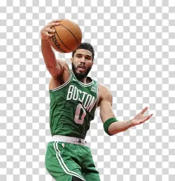 Jayson Tatum NBA Star Boston Celtics Forward Transparent