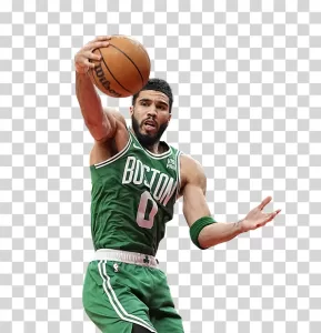 Jayson Tatum NBA Star Boston Celtics Forward Transparent