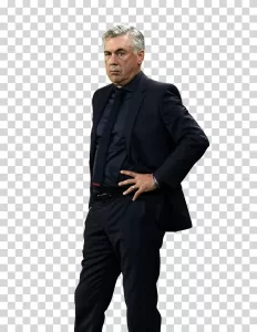 Carlo Ancelotti, Real Madrid Manager, Legendary Football Coach, Transparent PNG Image Carlo Ancelotti Real Madrid Manager Transparent