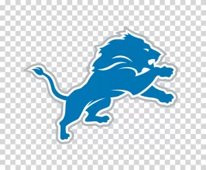 Detroit Lions, Official NFL Logo, American Football Team Emblem, Blue Roaring Lion, PNG transparent image Detroit Lions Official NFL Logo American Football Team