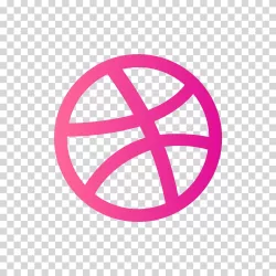 Dribbble Logo Design Platform Transparent