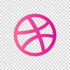 Dribbble Logo Design Platform Transparent