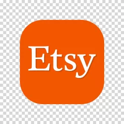 Etsy Logo Online Marketplace Icon transparent