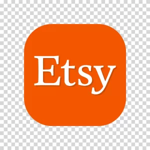 Etsy Logo Online Marketplace Icon transparent