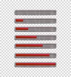 Game UI Health Bar Transparent