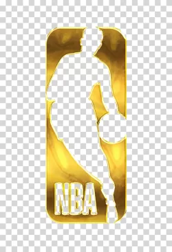 NBA Logo Gold Effect Basketball