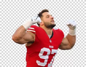 Nick Bosa, NFL, American Football, San Francisco 49ers, Defensive End, PNG transparent image Nick Bosa NFL American Football San Francisco 49ers Download PNG