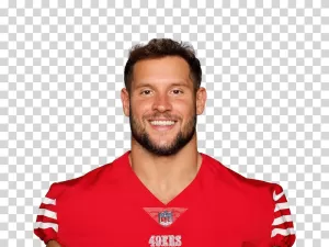 Nick Bosa, NFL Star, San Francisco 49ers, Defensive End, American Football Player, PNG transparent image Nick Bosa NFL Star San Francisco 49ers PNG