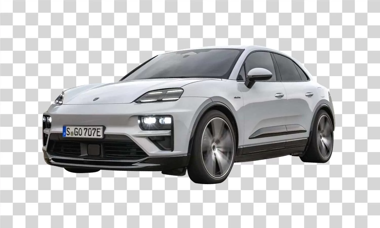 Porsche Macan transparent downloadable