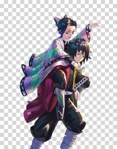 Shinobu Kocho and Giyu Tomioka Transparent