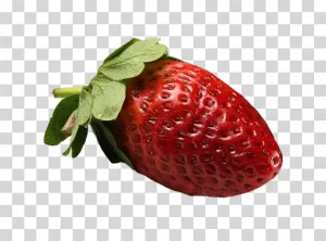 Strawberry Fresh Red Fruit Transparent