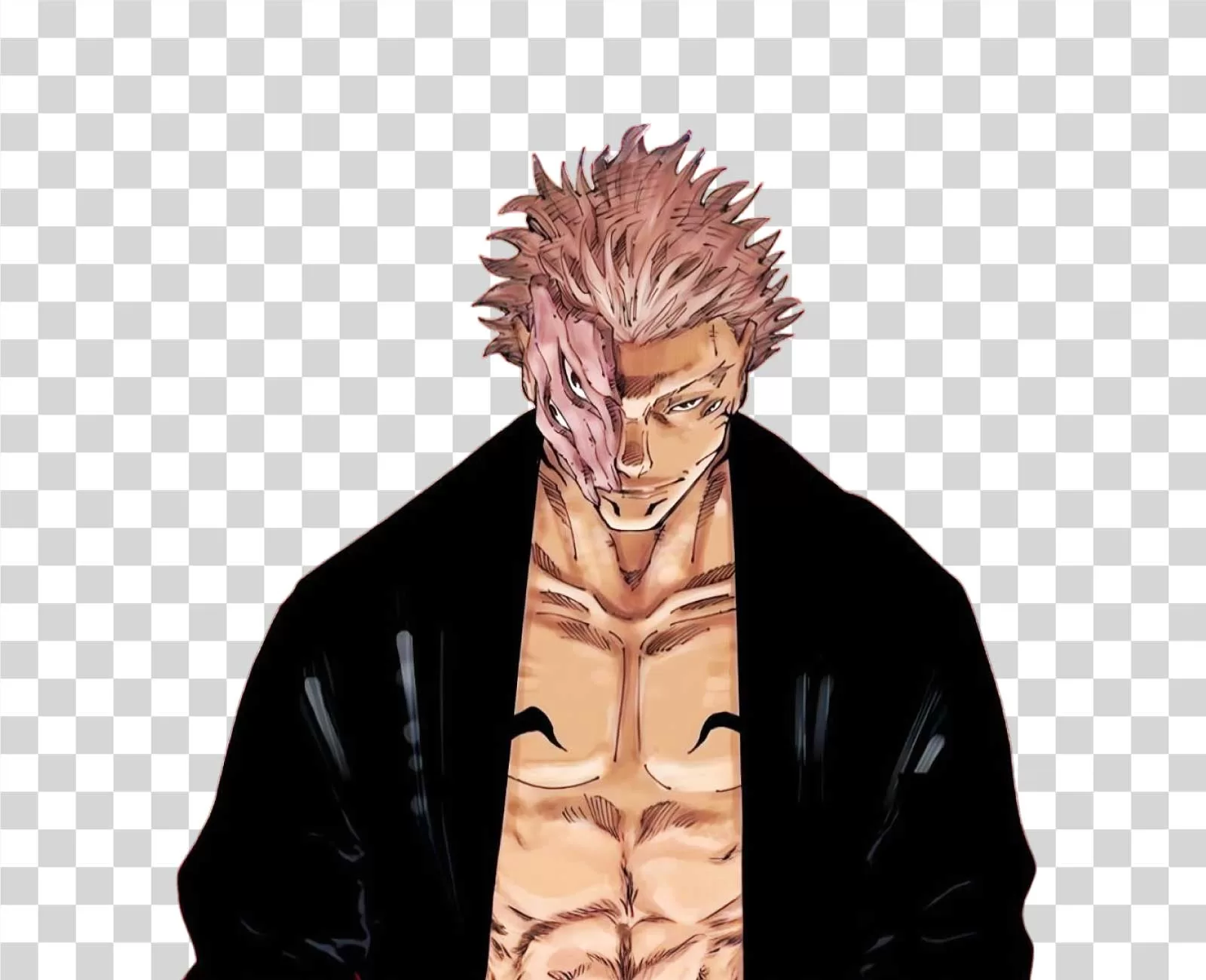 Sukuna Jujutsu Kaisen King of Curses Anime PNG