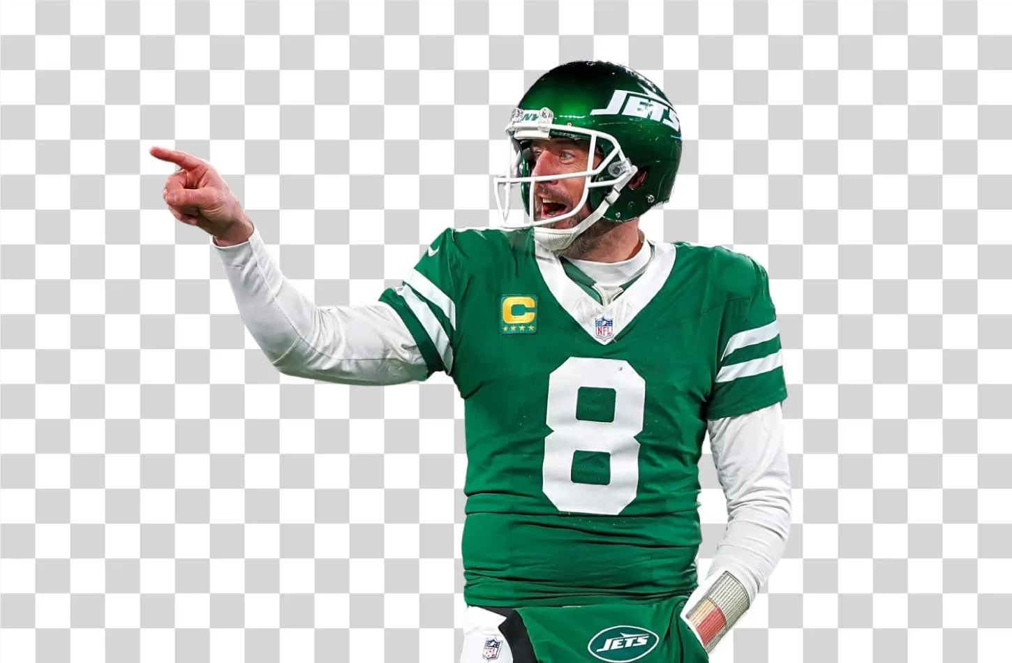 Aaron Rodgers New York Jets Quarterback NFL Transparent