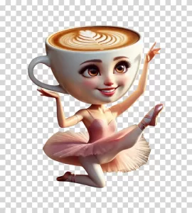 Ballerina Capuchina Transparent