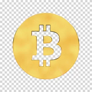 Bitcoin Logo Cryptocurrency Symbol Digital Coin PNG