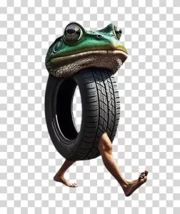 Boneca Ambalabu TikTok Brainrot Transparent