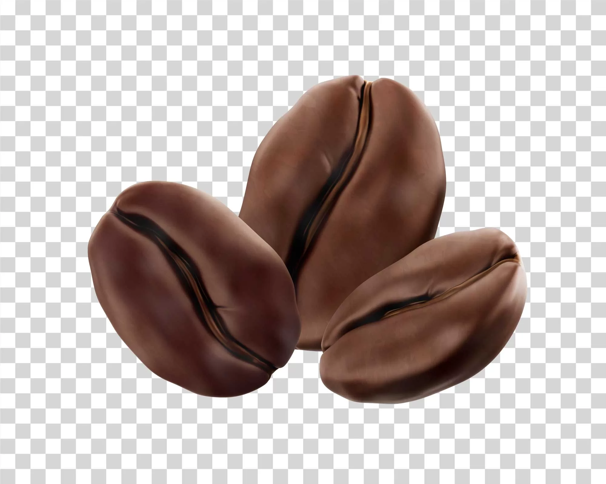 Coffee Beans Freshly Roasted PNG