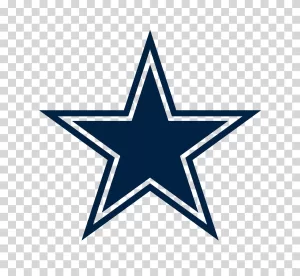 Dallas Cowboys, Star Logo Only, NFL Team Identity, Transparent PNG Image Dallas Cowboys Star Logo Only Transparent PNG