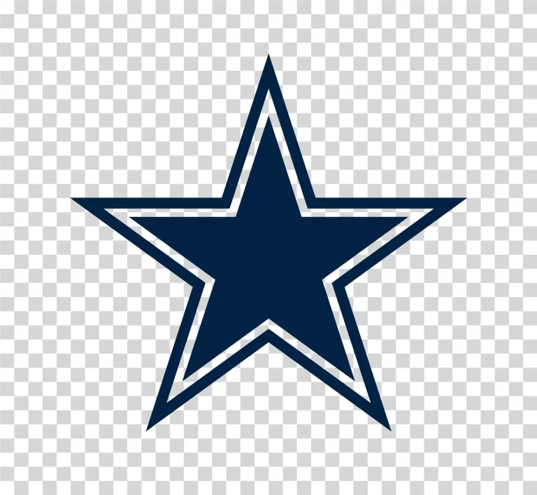 Dallas Cowboys Star Logo Only Transparent PNG