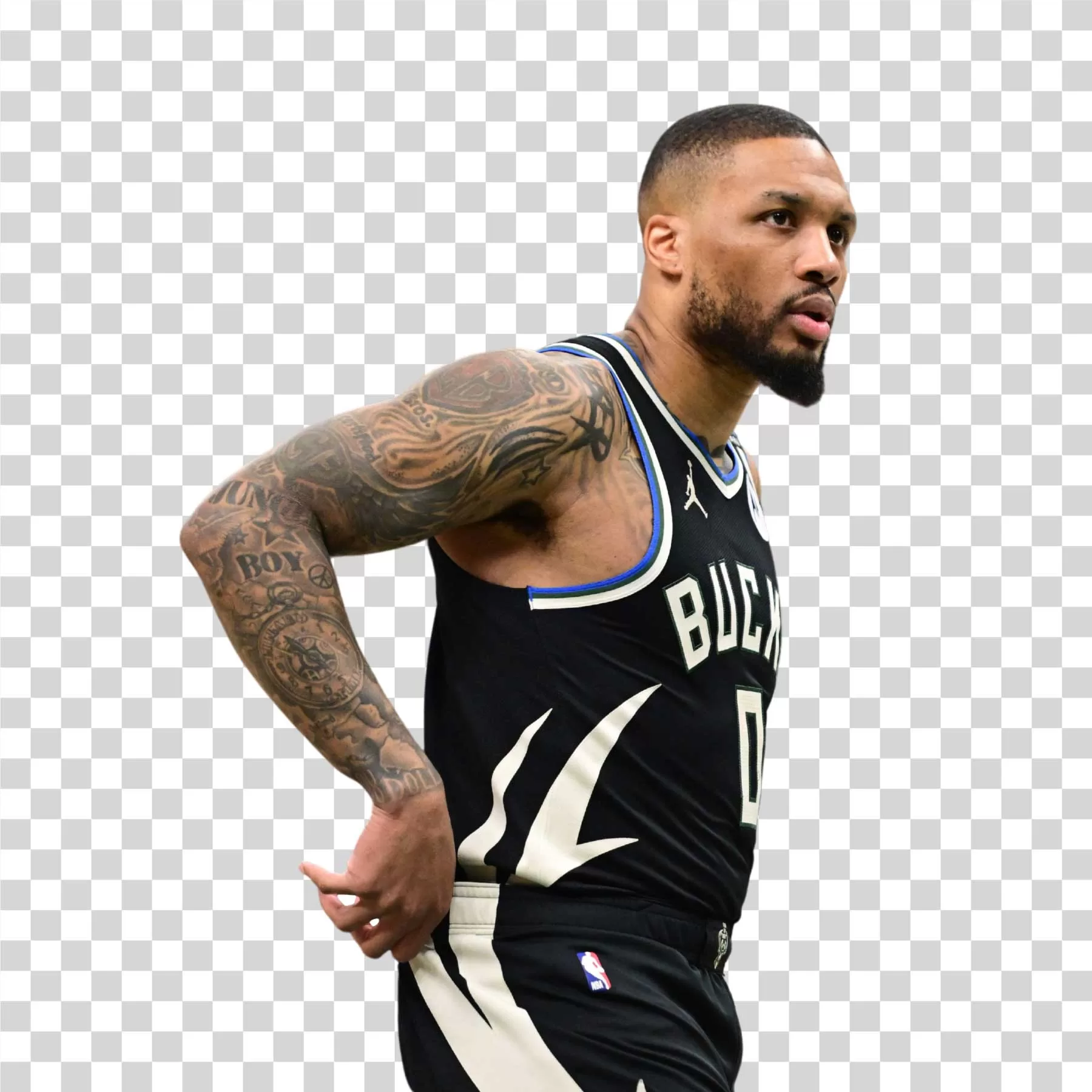 Damian Lillard Milwaukee Bucks Guard NBA Basketball Star