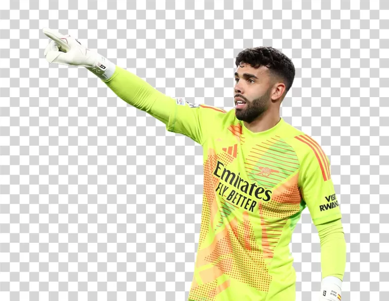 David Raya Arsenal Goalkeeper Spanish Football Player PNG