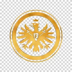 Eintracht Frankfurt Gold Logo Bundesliga Club PNG