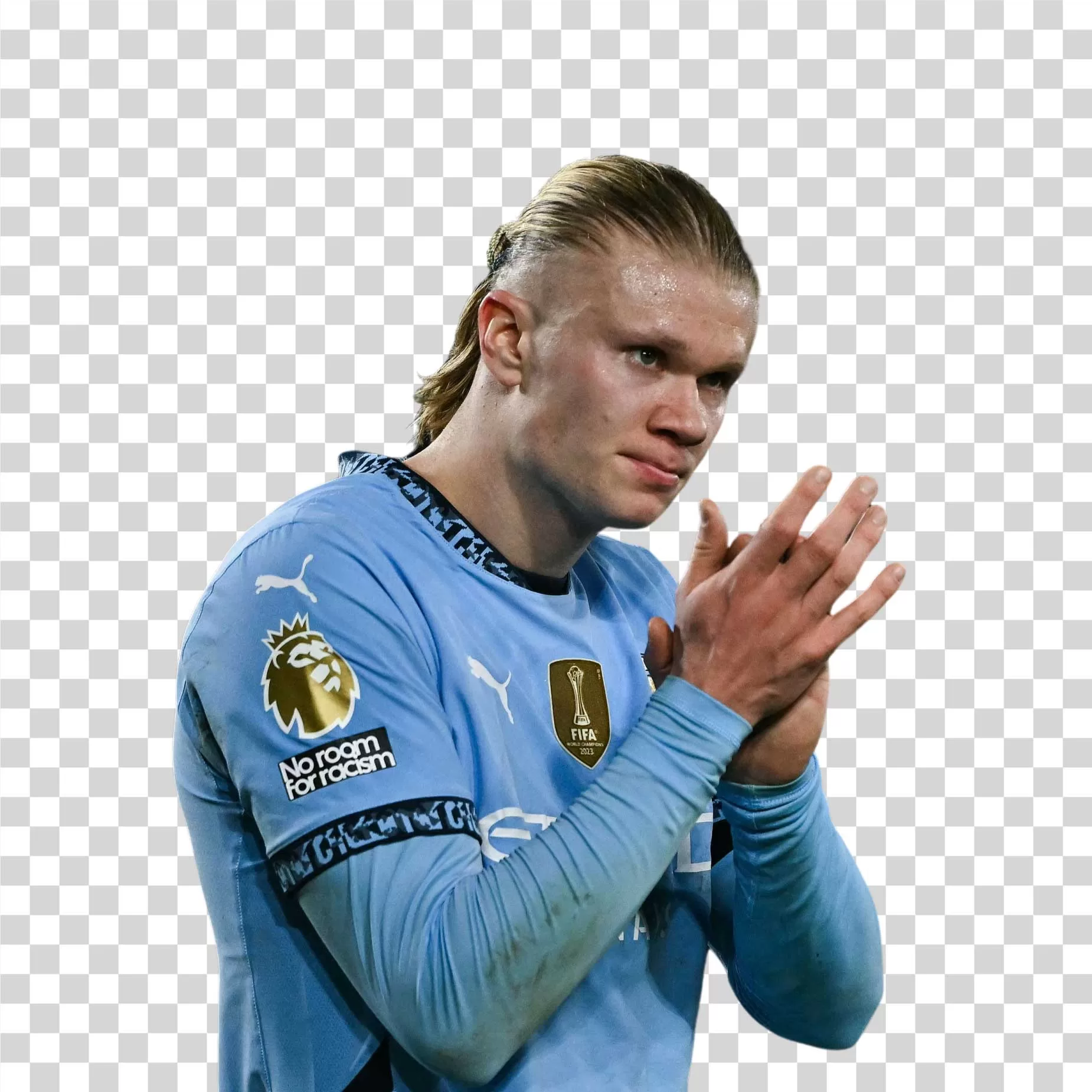Erling Haaland Manchester City Striker Transparent