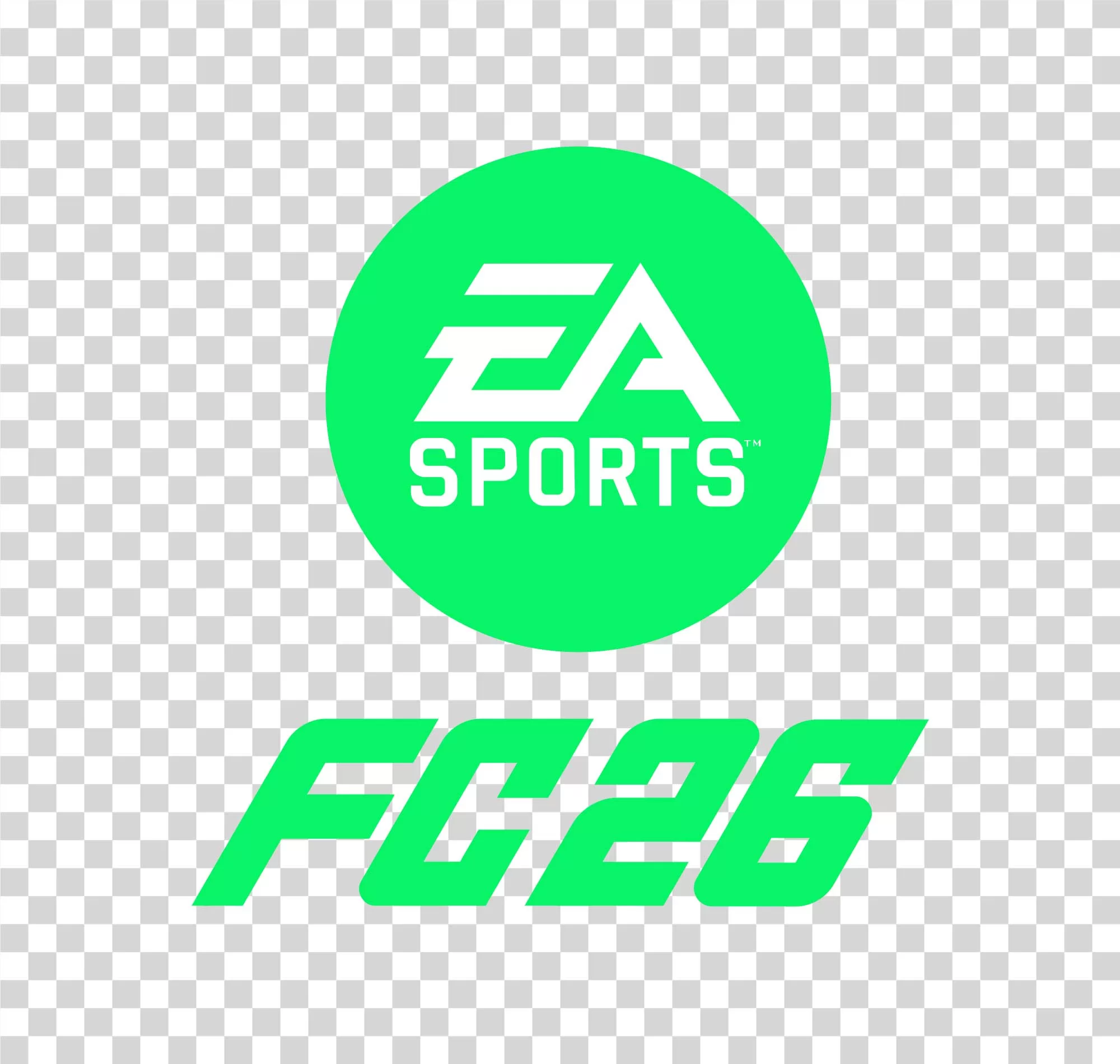 FC 26 Logo Football Video game Transparent